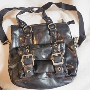 Tyler rodan black leather bag